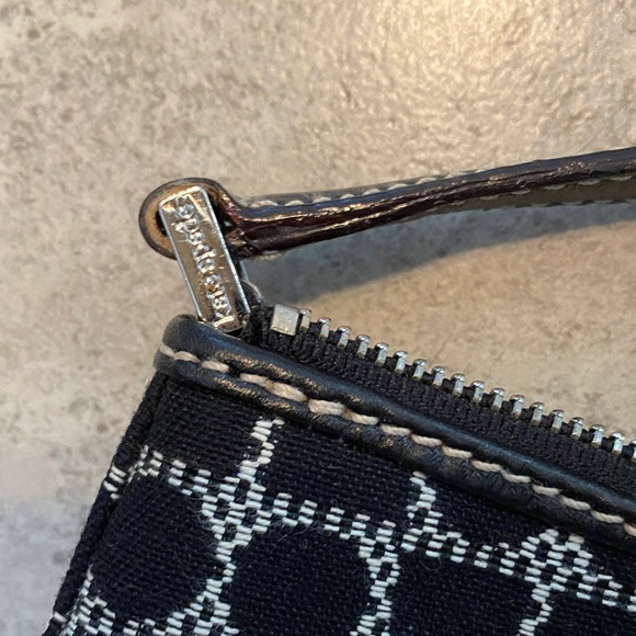 Kate Spade Noel Dot Black and White Geometric Clutch - Picture 3 of 5